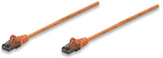 INTELLINET/Manhattan 347518 Network Cable, Cat6, UTP (0.3 m), Orange (50 Packs), Stock# 347518