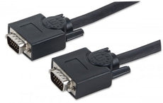 Manhattan 337342 SVGA Monitor Cable 30 m (100 ft.), Black, Stock# 337342