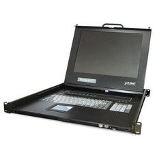 PLANET DKVM-1716 Drawer 16-Port Combo-free KVM Console with 17" LCD Display, 1280*1024, up to 128 PCs cascade, Stock# DKVM-1716