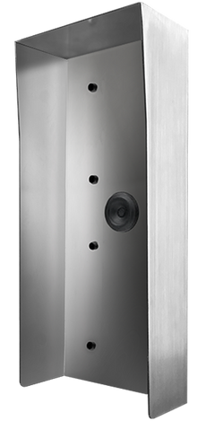 Doorbird Protective-Hood for D2102V/D2103V IP Video Door Stations, stainless steel V4A, brushed, Part# 423861497