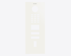 Doorbird Front panel for DoorBird D2102FV Fingerprint 50/D2102FV EKEY