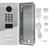 DoorBird IP Video Door Station D2102V, stainless steel V2A, 2 call buttons, incl. flush-mounting housing, (Surface-mounting housing sold separately)