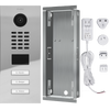 DoorBird IP Video Door Station D2103V, Stainless steel V2A, 3 call buttons, incl. flush-mounting housing,  (Surface-mounting housing sold separately)