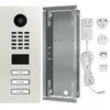 DoorBird IP Video Door Station D2103V, Stainless steel V2A, 3 call buttons, incl. flush-mounting housing,  (Surface-mounting housing sold separately)