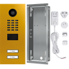 DoorBird IP Video Door Station D2102V, stainless steel V2A, 2 call buttons, incl. flush-mounting housing, (Surface-mounting housing sold separately)