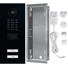 DoorBird IP Video Door Station D2102V, stainless steel V2A, 2 call buttons, incl. flush-mounting housing, (Surface-mounting housing sold separately)