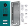 DoorBird IP Video Door Station D2102V, stainless steel V2A, 2 call buttons, incl. flush-mounting housing, (Surface-mounting housing sold separately)