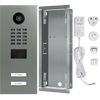 DoorBird IP Video Door Station D2102V, stainless steel V2A, 2 call buttons, incl. flush-mounting housing, (Surface-mounting housing sold separately)