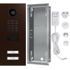 DoorBird IP Video Door Station D2102V, stainless steel V2A, 2 call buttons, incl. flush-mounting housing, (Surface-mounting housing sold separately)