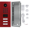 DoorBird IP Video Door Station D2103V, Stainless steel V2A, 3 call buttons, incl. flush-mounting housing,  (Surface-mounting housing sold separately)