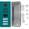 DoorBird IP Video Door Station D2103V, Stainless steel V2A, 3 call buttons, incl. flush-mounting housing,  (Surface-mounting housing sold separately)