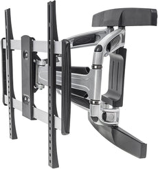 Manhattan Universal Aluminum LCD Full-Motion Wall Mount for 32" to 55" Flat-Panel/Curved TV up to 50kg, Part# 461306