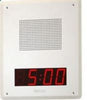 Valcom VIP-419A-D-IC IP Speaker Faceplate Unit w/Digital Clock, White, Stock# VIP-419A-D-IC