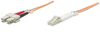 Fiber Optic Patch Cable, Duplex, Multimode 5.0 m (14.0 ft.), Orange, Part# 470391