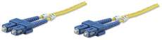 Intellinet Fiber Optic Patch Cable, Duplex, Single-Mode, Part# 470605