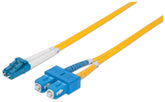 Intellinet Fiber Optic Patch Cable, Duplex, Single-Mode, Part# 472050