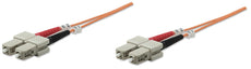 Manhattan Fiber Optic Patch Cable, Duplex, Multimode, Part# 472944