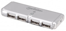 Manhattan 160599 Hi-Speed USB Pocket Hub 4 Ports, Bus Power, Stock# 160599