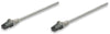 INTELLINET/Manhattan 340427 Network Cable, Cat6, UTP 1.5 ft. (0.5 m), Grey (50 Packs), Stock# 340427