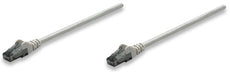 INTELLINET/Manhattan 340427 Network Cable, Cat6, UTP 1.5 ft. (0.5 m), Grey (30 Packs), Stock# 340427