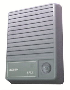 Valcom Surface Mount Intercom Doorplate Speaker w/ Call Button (Plastic), Stock# V-1074