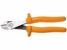 Klein Tools Insulated Diag.-Cutting Pliers, Hi-Leverage, Curved Handles, 8" ~ Stock# D228-8-INS ~ NEW