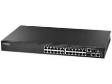 SMC Network ECS3510-26P 24 port 10/100 Managed switch with 2 gigabit ports and PoE, Stock# ECS3510-26P