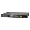 PLANET XGSW-28040 L2/L4 24-Port 10/100/1000Mbps with 4 Shared SFP + 4-Port 10G SFP+ Managed Switch, IPv6/IPv4 Management, Stock# XGSW-28040