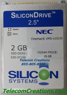 NEC REPLACEMENT SSD FD FOR THE ELITE MAIL VMS (8)-U10 / U20 - 2GB/180 Hr  Stock# 750544  NEW