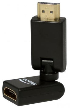 SPECO HDM2F3SCP 360 Degree Swivel HDMI Coupler - Male to Female, Stock# HDM2F3SCP