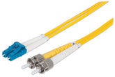 Intellinet Fiber Optic Patch Cable, Duplex, Single-Mode, Part# 516952