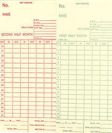 Compumatic 5503 Monthly & Semi-Monthly (1000 per box), Part# 5503