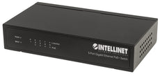 Intellinet IPS-05G-60W, 5-Port Gigabit Ethernet PoE+ Switch, Part# 561228