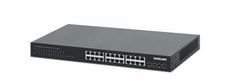 Intellinet IPS-28G04-10G-370W 24-Port Gigabit Ethernet PoE+ Switch with Four 10G SFP+ Uplinks, Part# 561761