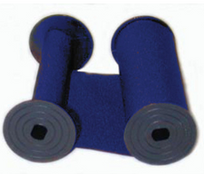 Compumatic Time Clock Ribbon Rapidprint 5650 Blue Ink, Part# 5650B