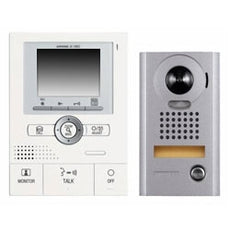 AiPhone JKS-1AEDV PANTILT ZOOM HANDS-FREE 1 X 2 COLOR VIDEO SET W/MEMORY  (JK-1MED, JK-DV, PS-1820UL), Stock# JKS-1AEDV