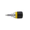 Klein Tools 6-in-1 Stubby Screwdriver Square Recess, Stock# 32594-6