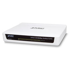 PLANET FSD-1606 16-Port 10/100Mbps Fast Ethernet Switch, External Power - plastic case, Stock# FSD-1606