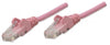 INTELLINET/Manhattan 453035 Network Cable, Cat5e, UTP 0.5 ft. (0.15 m), Pink (40 Packs), Stock# 453035