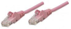 INTELLINET/Manhattan 453103 Network Cable, Cat5e, UTP 14 ft. (5.0 m), Pink (30 Packs), Stock# 453103