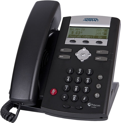 ADTRAN ~ IP 321 ~ 2-line Enterprise grade SIP Phone ~ Stock# 1202742G1 ~ NEW