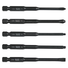 Klein Tools 3-1/2" Power Driver Set, Assorted Bits, Stock# 32234