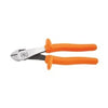 Klein Tools 8'' Diagonal Cutting Pliers Angled, Stock# D248-8-INS