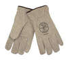 Klein Tools Suede Cowhide Driver's Gloves - Lined, Part# 60114-9