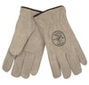 Klein Tools Suede Cowhide Driver's Gloves Lined, Stock# 40015