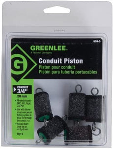 GREENLEE PISTON CONDUIT 3/4" All, Green ~ Stock# 609-5 ~ NEW