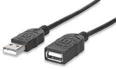 Manhattan 393843 Hi-Speed USB Extension Cable 1.8 m (6 ft.), Stock# 393843