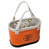 Klein Tools Hard Body Oval Bucket Orange/White, Stock# 5144BHHB