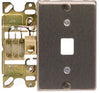 Suttle Wall Mount Stainless Steel 6-conductor Jack Assembly, Screw Terminals,  Part# 630AD6