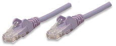 INTELLINET/Manhattan 453530 Network Cable, Cat5e, UTP 100 ft. (30.0 m), Purple (10 Packs), Stock# 453530